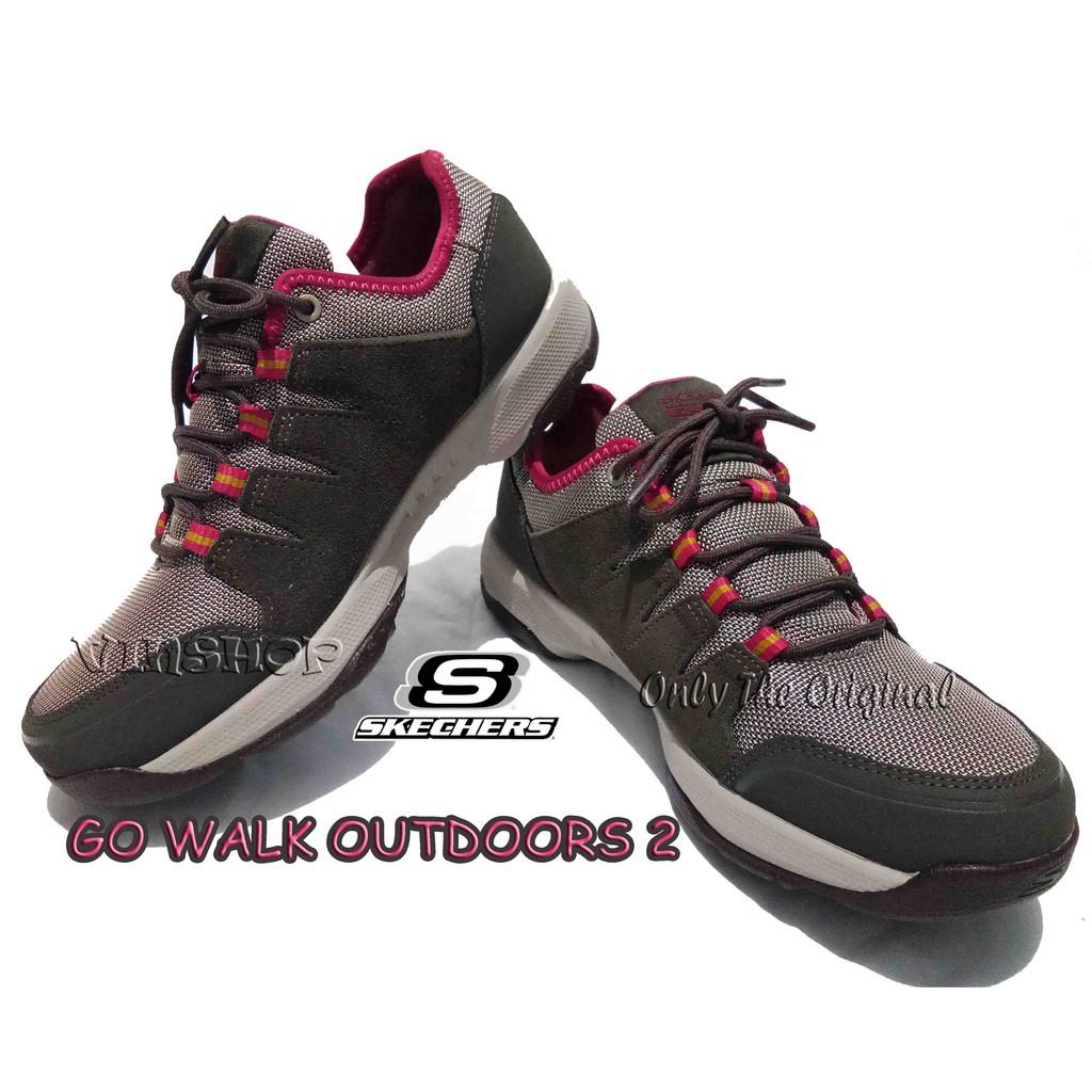 SKECHERS GO WALK OUTDOORS 2 PATHWAY. Brown.Pink. ORIGINAL 14941BRPK