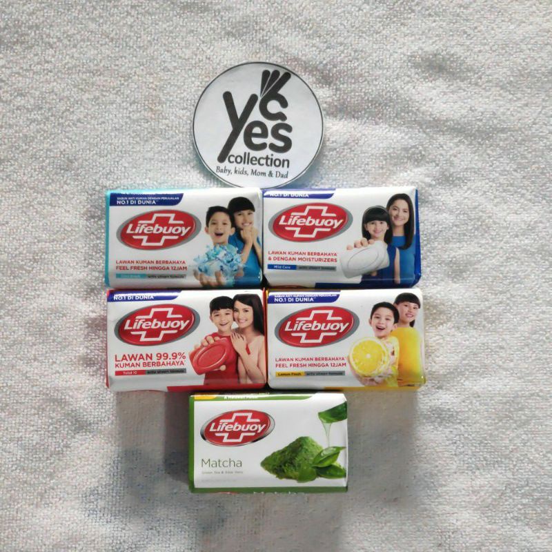 Sabun Batang Lifeboy soap bar 75g antibakteri lifebuoy lifboy lemon Kuning Total Merah mild care Biru