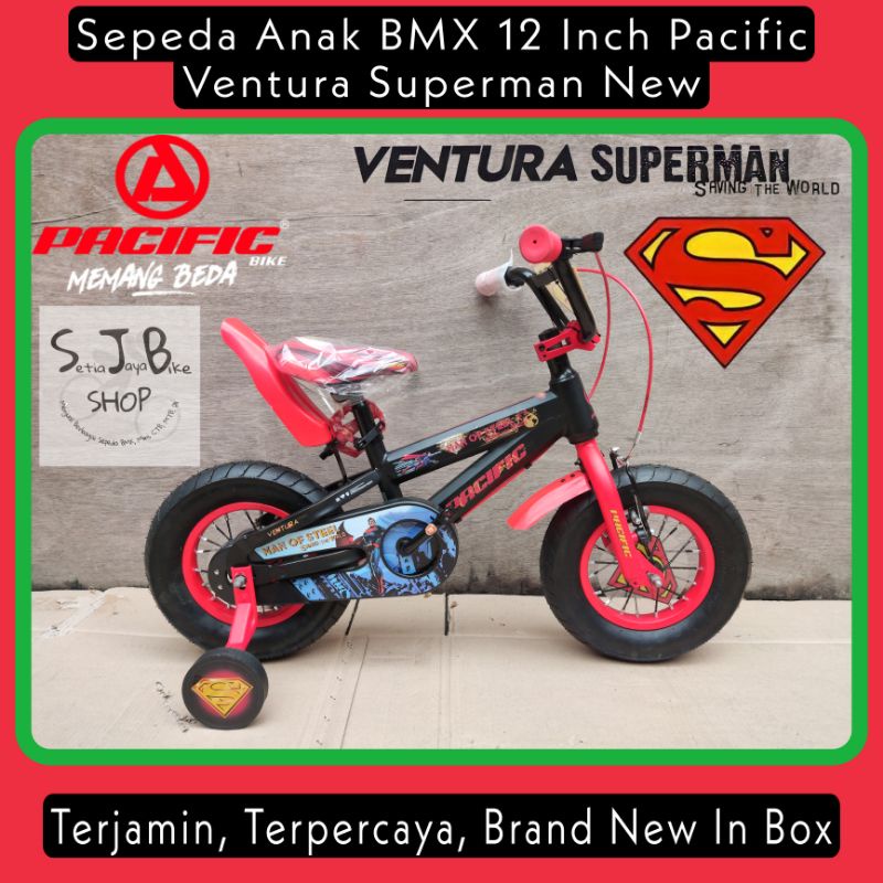 Sepeda Anak BMX 12 Inch PACIFIC VENTURA SUPERMAN 3.0 New