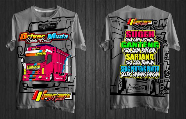 Kaos Truk kaos trek kaos truck kaos driver muda terbaru dan termurah