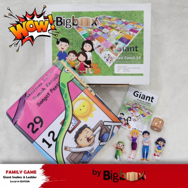 ULAR TANGGA JUMBO EDUKASI CORONA 2X2