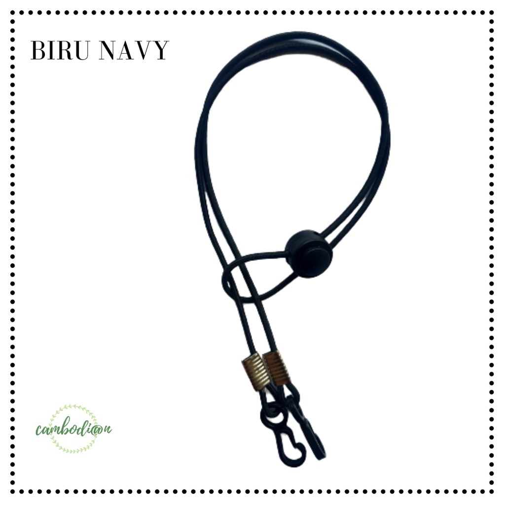 KALUNG MASKER TALI ELASTIS / STRAP MASKER HIJAB TALI ELASTIS / GANTUNGAN MASKER TALI PRIA DAN WANITA