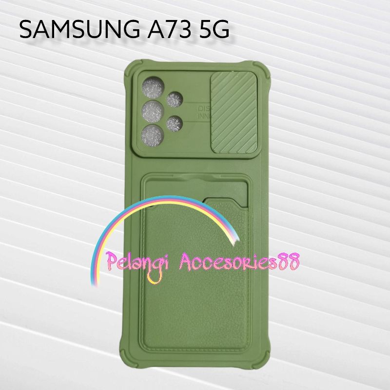 CASE SAMSUNG A73 5G SOFTCASE SLEDING WARNA WARNI