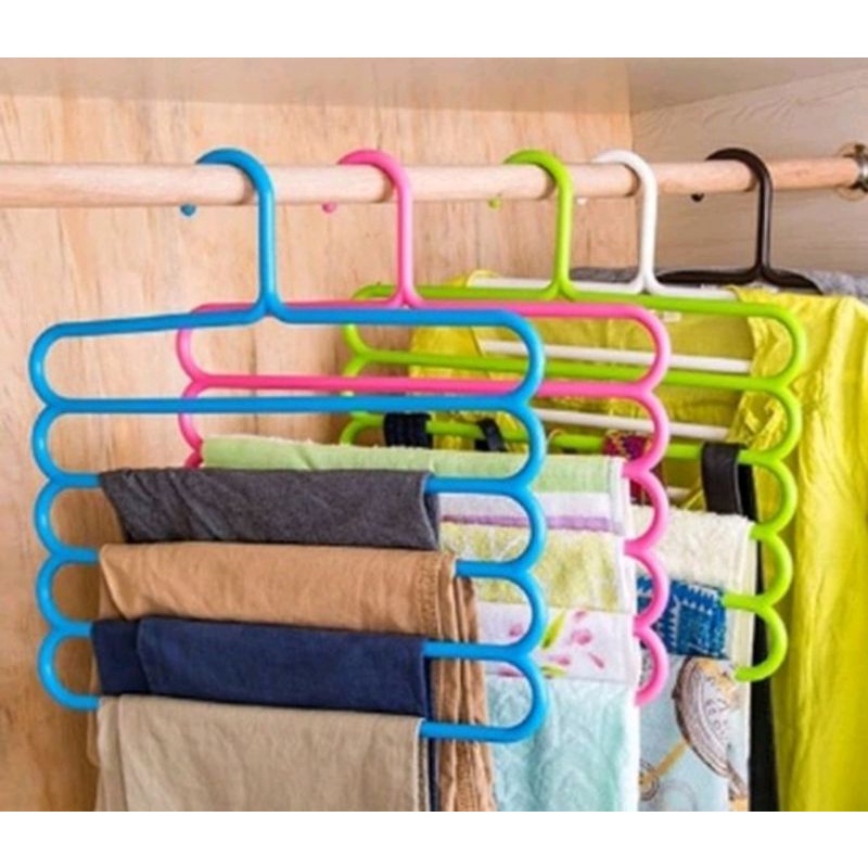 gantungan hanger jilbab 5 in 1