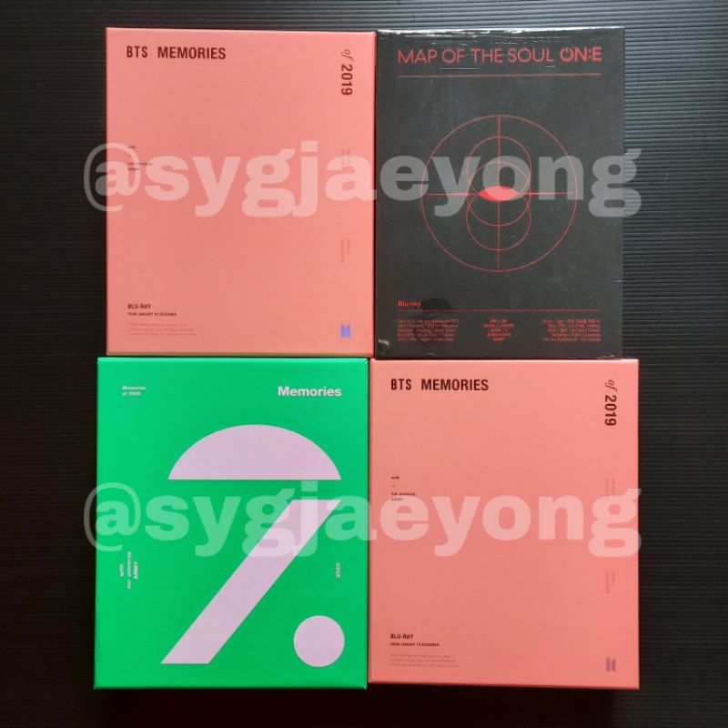 BTS OFFICIAL BLURAY DIGIPACK CD DISC ONLY FULLSET MOTS, MEMO19, MEMO20 | RM JIN SUGA JHOPE JIMIN V J