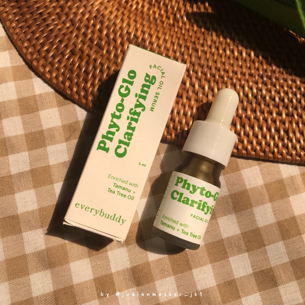 PHYTO GLO CLARIFYING FACIAL OIL SERUM EVERYBUDDY / BRIGHT KNIGHT MANIC ORGANIC