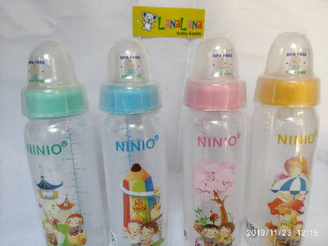 LZ.M5 Botol susu Ninio 120 ml, 240 ml.