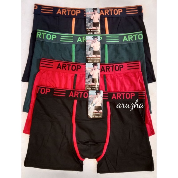 CD boxer cowok artop celana dalam pria boxer