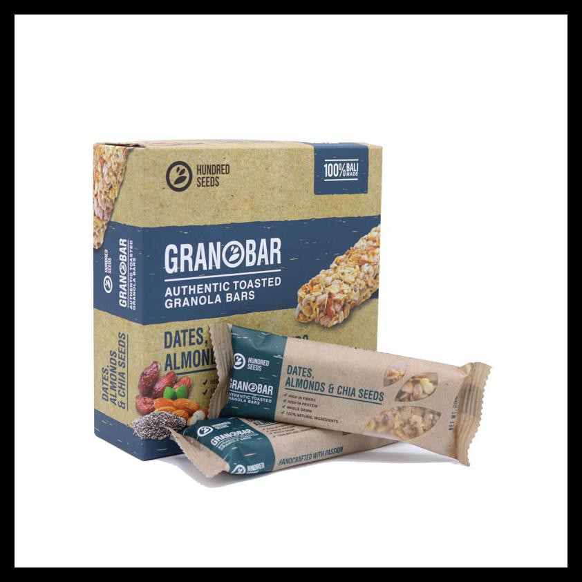 

Granola Creation - Granobar Dates Almond Chia Seeds - Granola Bar - 5 Pcs (Box)