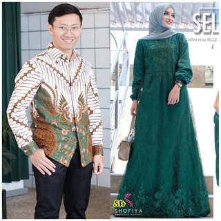 Maura Couple - Sania Ruffle Batik Couple Ndoro jowi DNT Garansi Termurah Shopee - selma