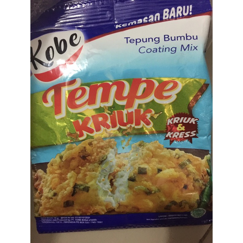 Kobe Tepung Bumbu Tempe Kriuk 210gr