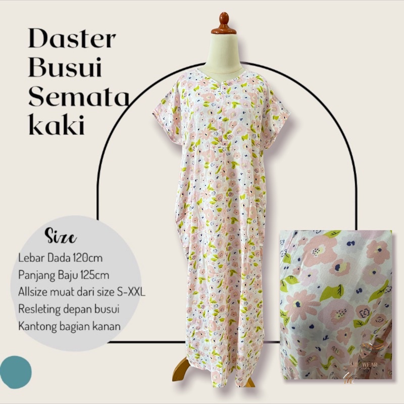 DASTER BUSUI SEMATAKAKI|DASTER ADEM|DASTER SEMATA KAKI | DASTER RAYON | DASTER PANJANG| DASTER MURAH-283