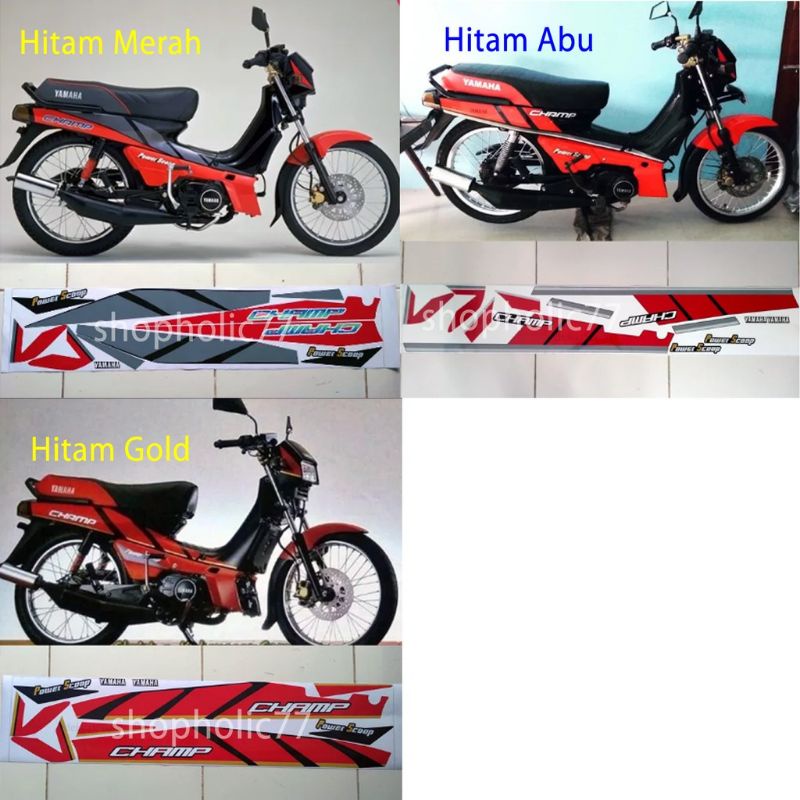 striping alfa champ / striping alfa champ 1991 / striping alfa champ 1992 / striping yamaha alfa cha