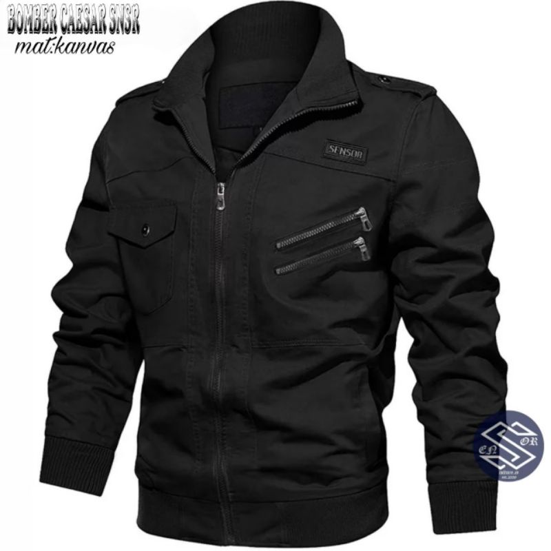 New Jaket Bomber Caesar Pria / Bomber Caesar Terbaru / Jaket Bomber Caesar Casual