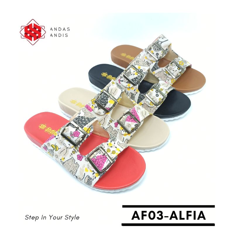 Andas Andis - Sandal Birken Wanita Alfia