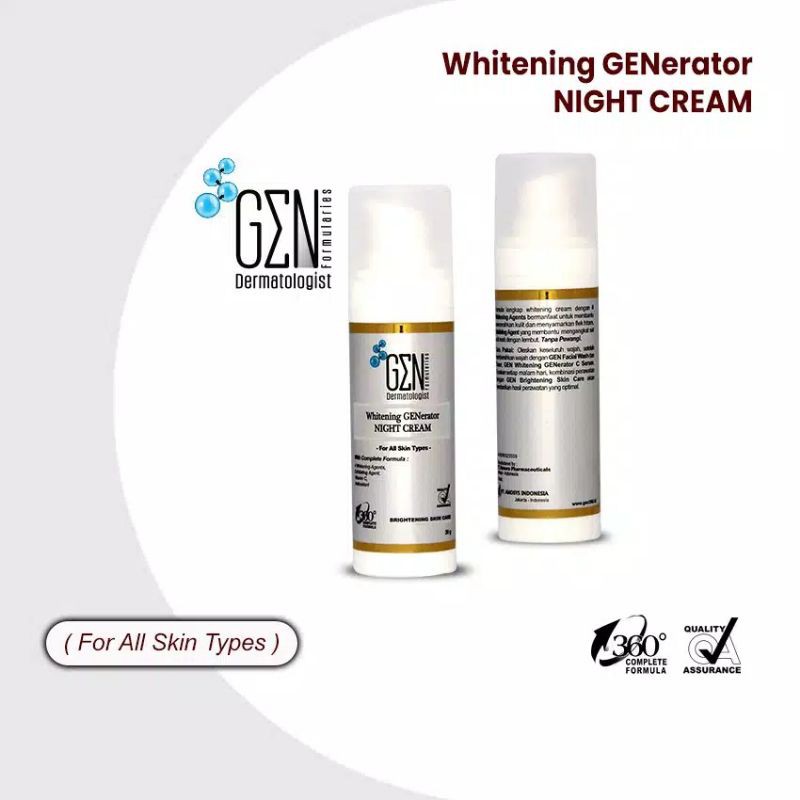 GEN WHITENING GENERATOR NIGHT CREAM