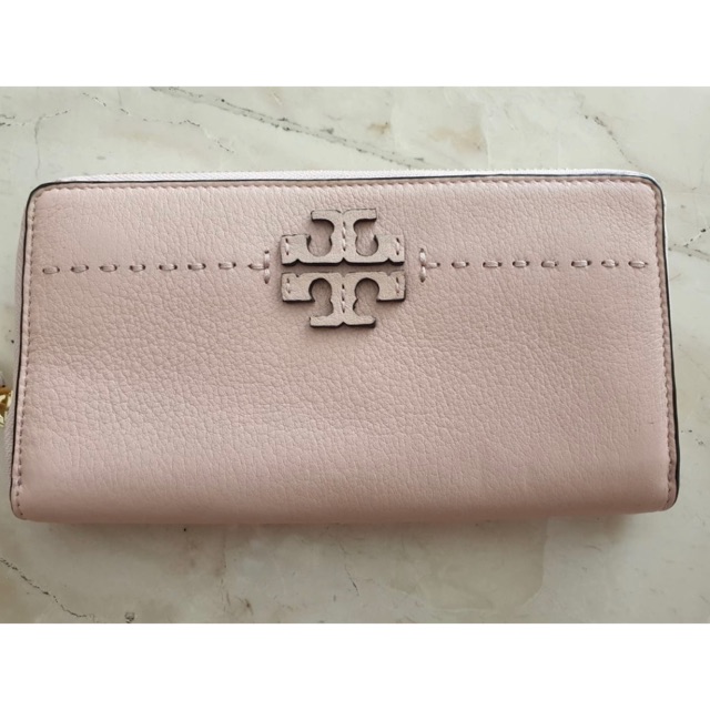 Tory Burch McGraw wallet - pink quartz (NEW&AUTHENTIC)