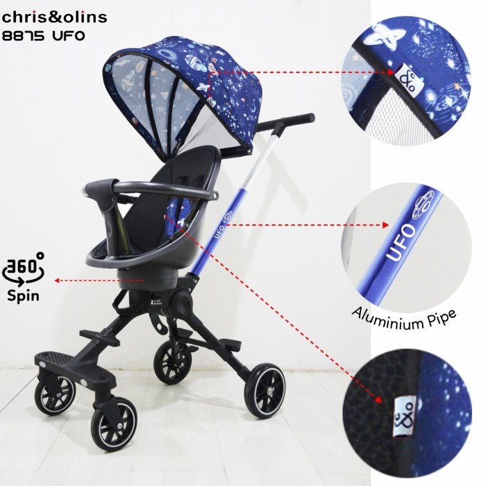 CHRIS OLINS STROLLER UFO 8875 / STROLLER