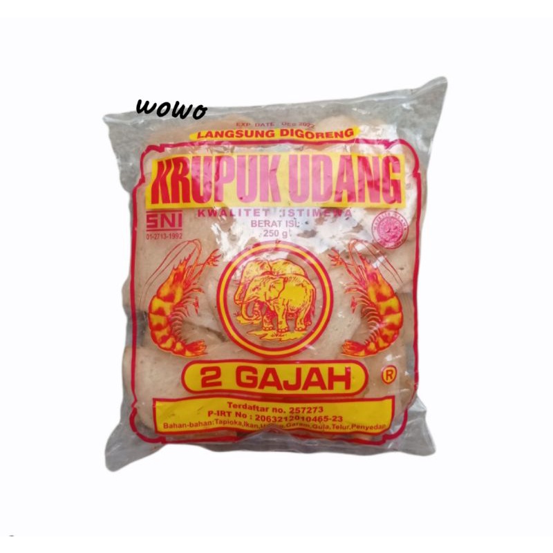 

Kerupuk Krupuk Udang 2 Gajah Dua Gajah