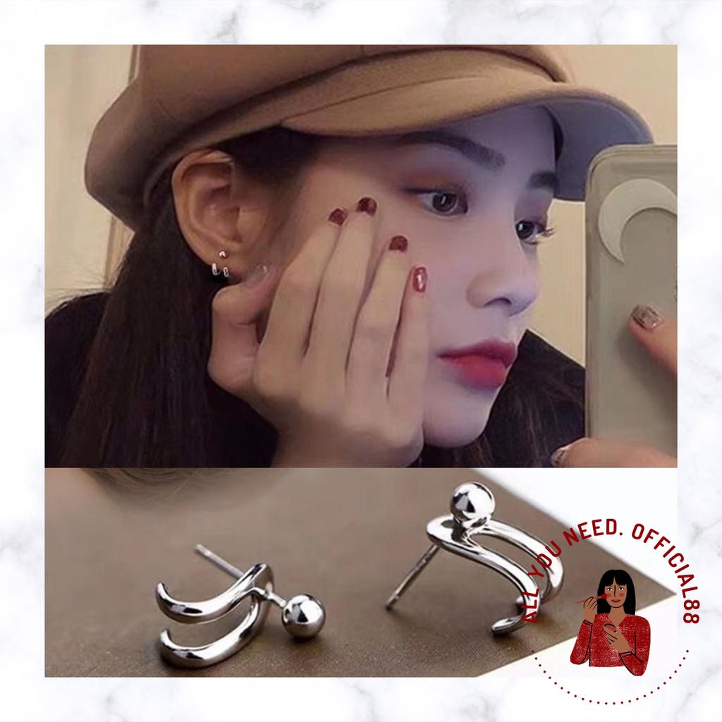 ✿AYN✿K40 ANTING TUSUK BULAT KECIL WANITA