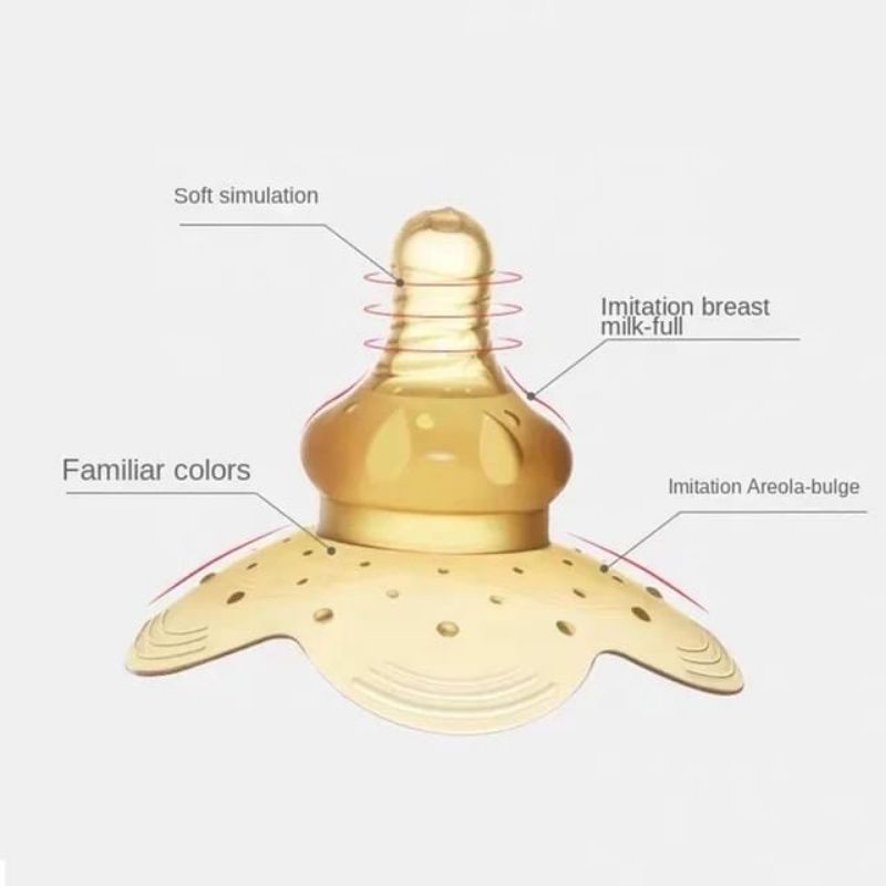 Pelindung puting susu ibu menyusui / Dot puting susu ibu silikon / Nipple shield silicone