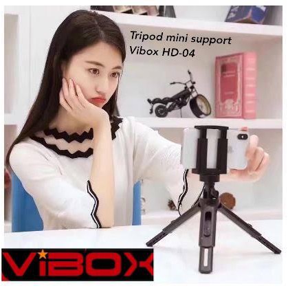 TRIPOD MINI SUPPORT FOR SMART PHONE DAN RING LIGHT VIBOX HD04 &amp; HD30