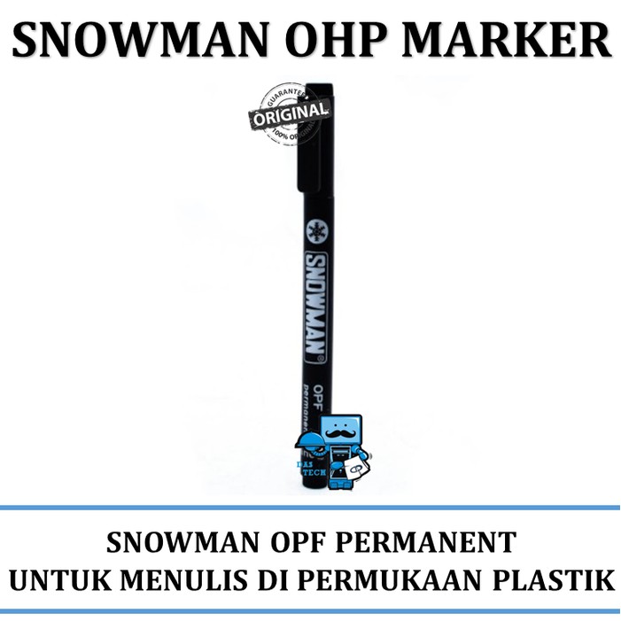 

Spidol OHP Snowman OPF (1pcs/Satuan)