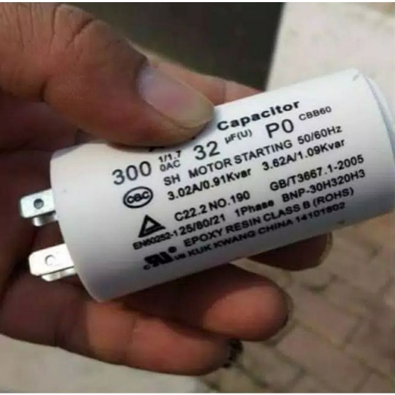 Capasitor Starting kulkas 32uf-300v
