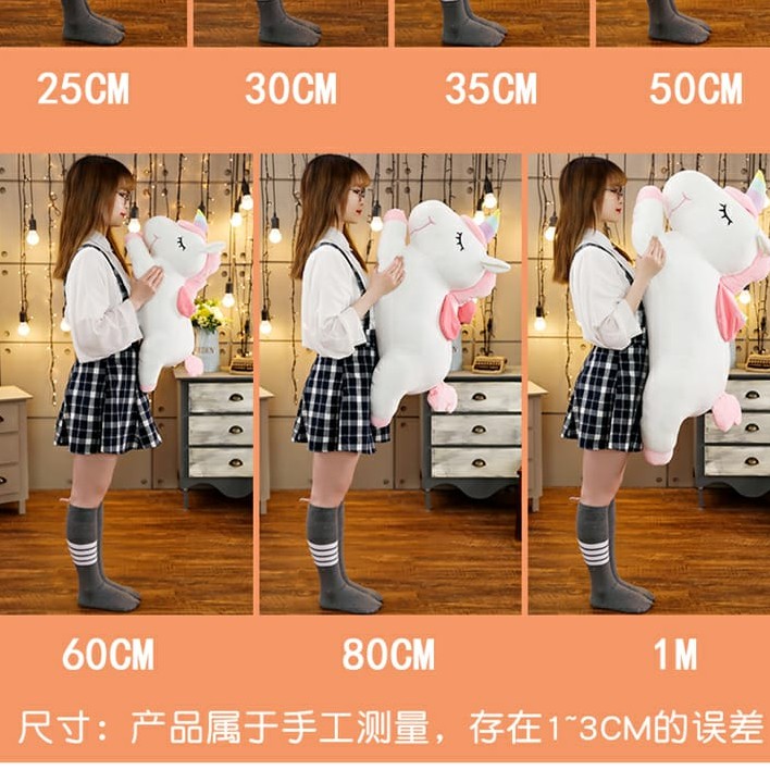 Boneka Unicorn Super Jumbo Bahan Plush