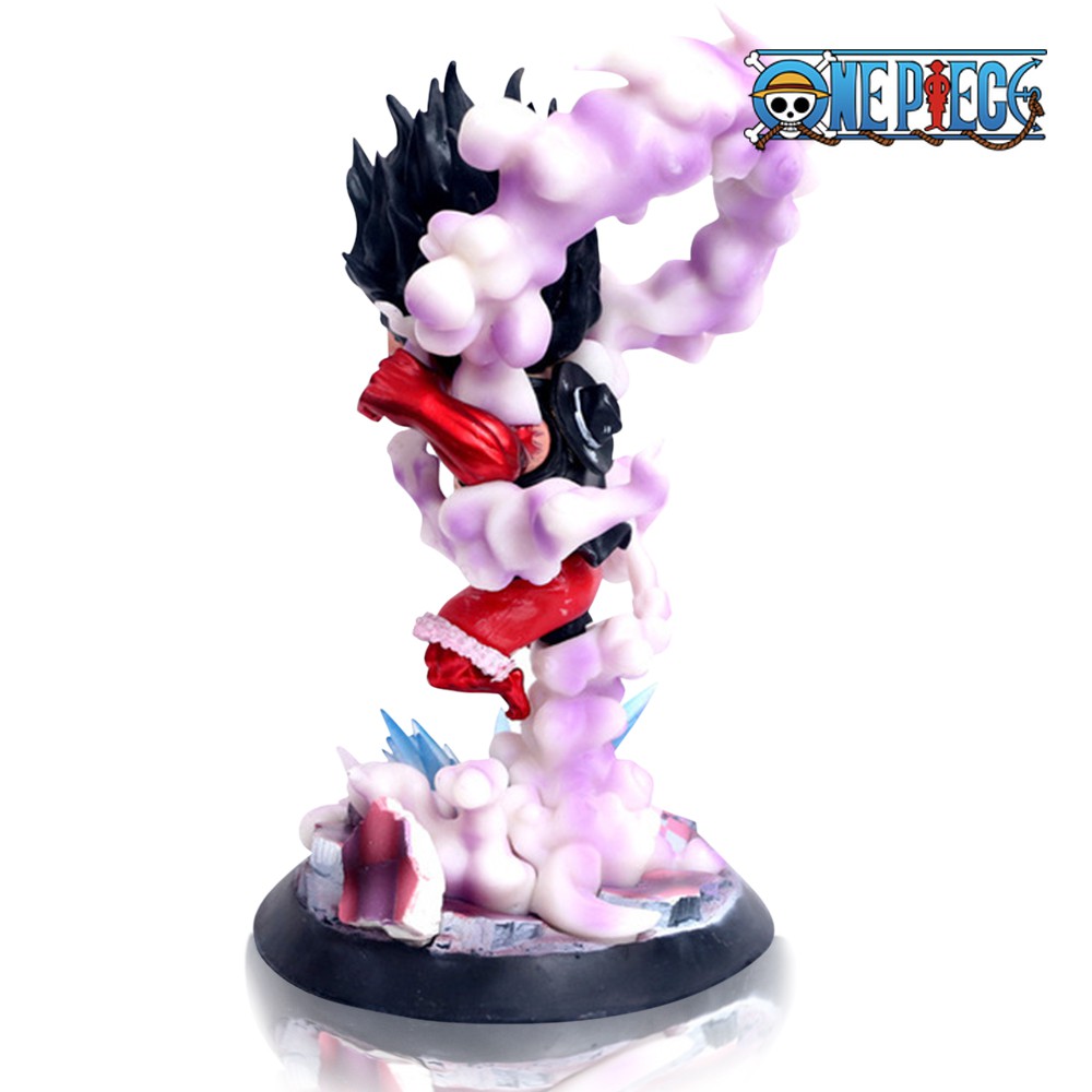 anime one peace action figure monkey D luffy gear fourth snake