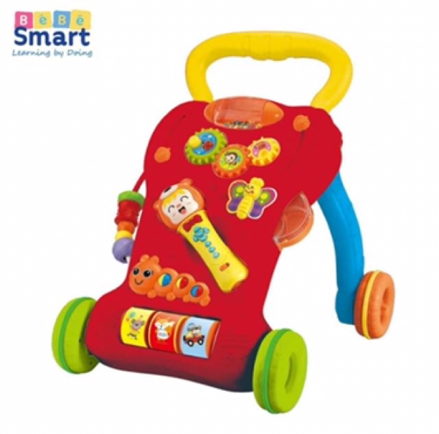 BEBE SMART SING ALONG WALKER + MICROPHONE 6M+ SNI Red / Blue / White / Pink - Activity