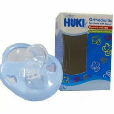 HUKI Orthodontic Soother with cover/ EMPENG DOT MERK HUKI