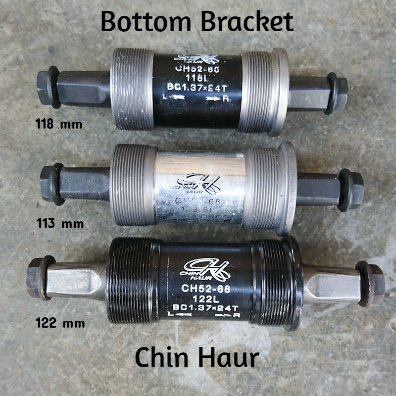 Bottom Bracket BB Kotak CH Chin Haur 113 118 122 Taiwan