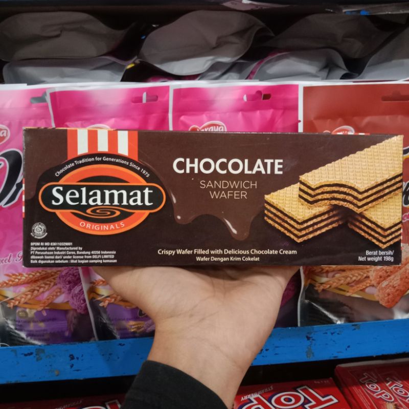 

Yummer l Snack camilan Selamat Chocolate Sandwich Wafer