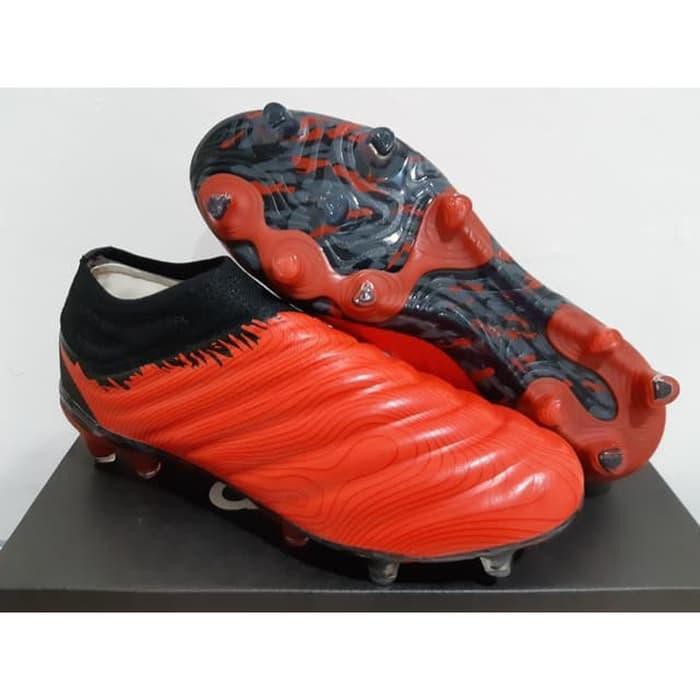 Sepatu Bola - Soccer Adidas Copa 20+ Stunning Red Black - FG