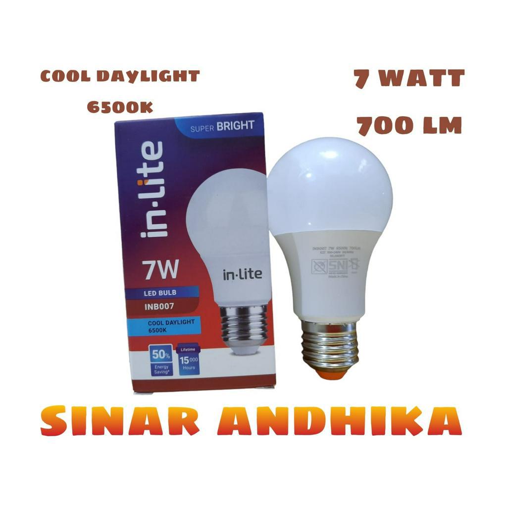 LAMPU LED BULB 7 WATT IN-LITE INB007