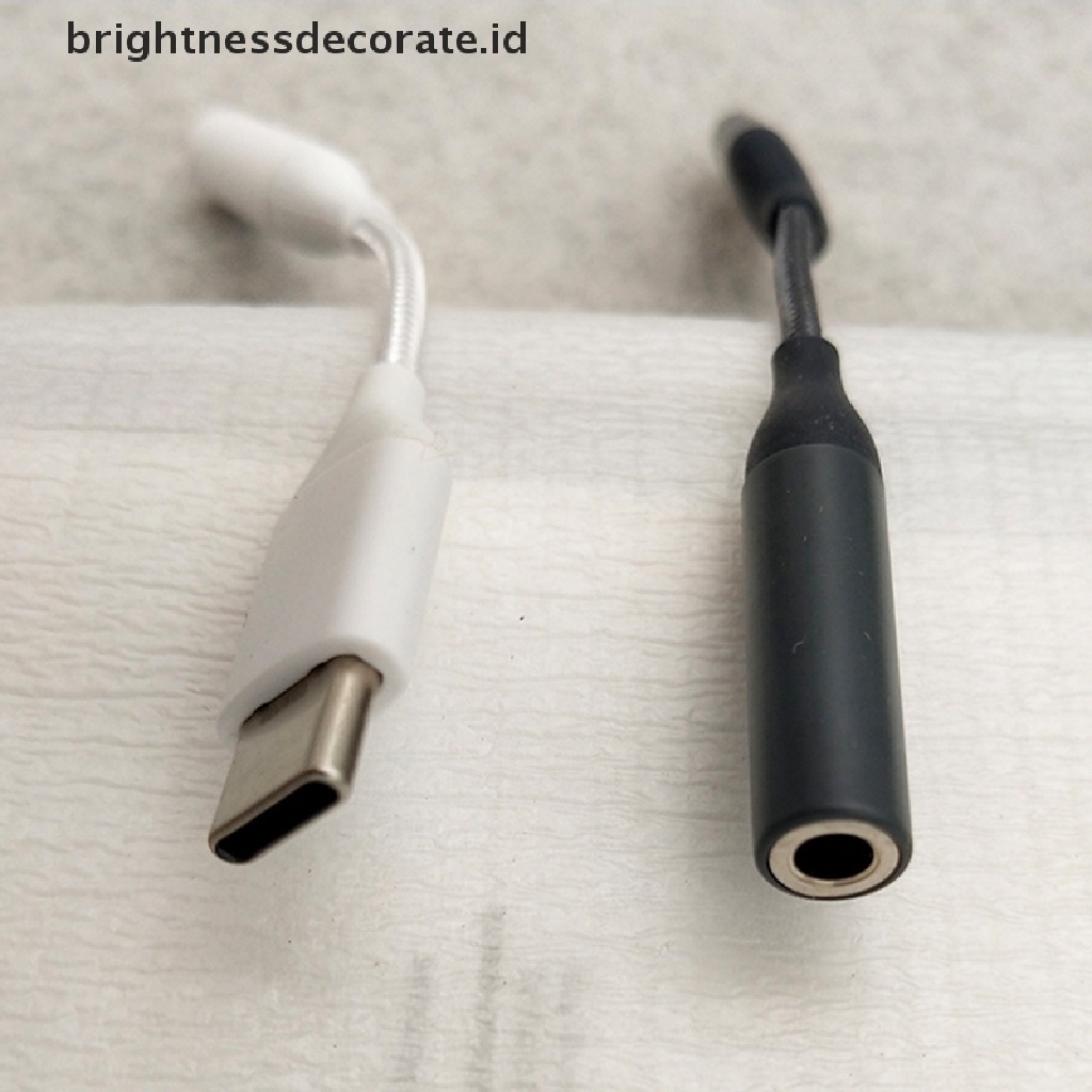 (Birth) Kabel Adapter Usb Tipe-C Ke Jack Audio Aux 3.5mm Untuk Headphone / Earphone