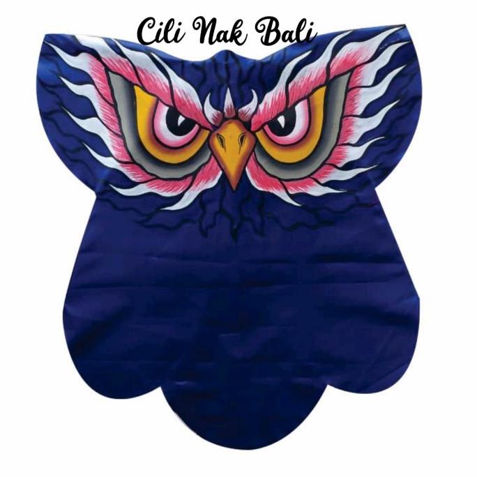 ,,,,,,,] Layangan Bali Murah Celepuk Burung Hantu Lukis Knockdown/Lipat