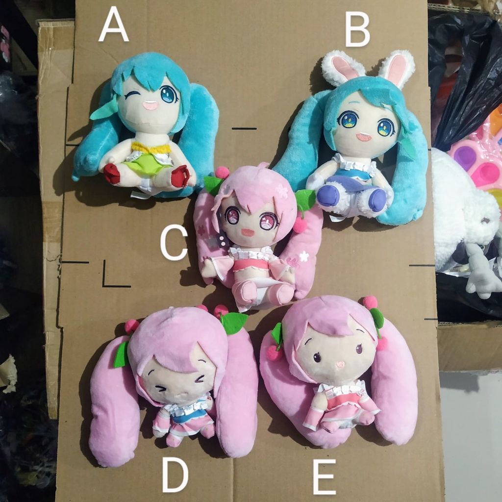 Boneka Anime Vocaloid Hatsune Miku Figure Miku