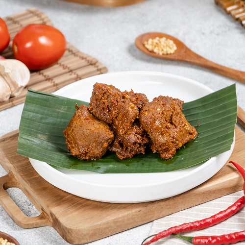 

Rendang Sapi Ramatama Frozen Pedas Sedang (Mudah Dimasak)