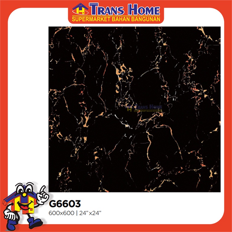 Jual Granit Lantai Grace G6603 Ukuran 600x600 mm (GRACE) | Shopee Indonesia