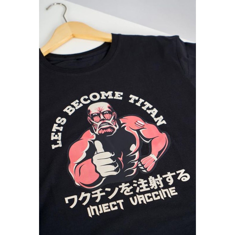Baju Kaos Anime Attack On Titan - Vaccine Titan