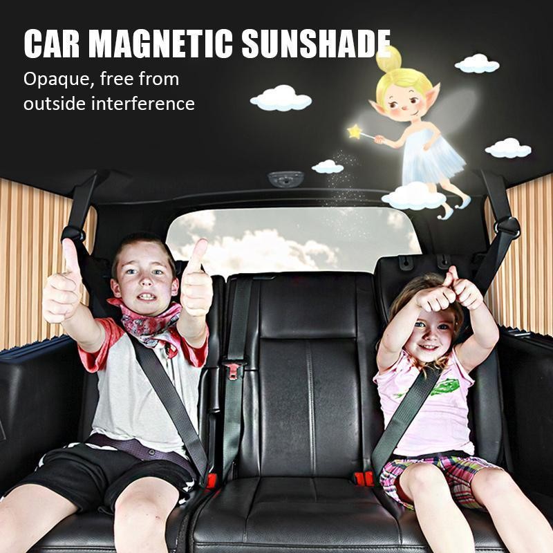 4 Pcs Tirai Mobil Magnet Car Magnetic Sunshade High Quality