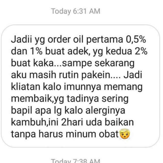 HELLOSAKHA PENAMBAH IMUN Essential Oil Evoo / herbal alami anak sakit cegah virus / daya tahan tubuh