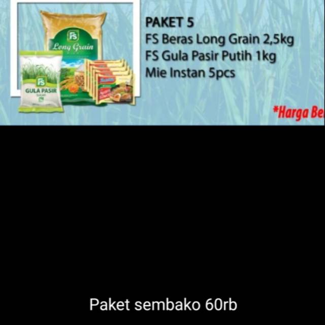 

Paket sembako murah
