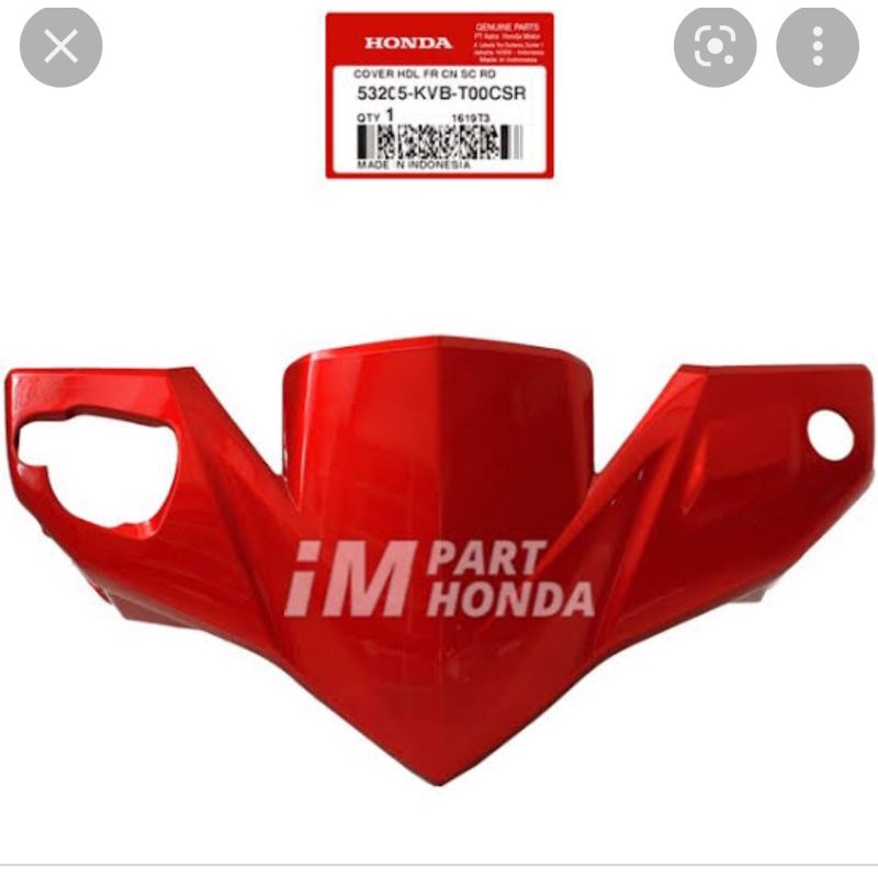 BATOK DEPAN VARIO TECHNO 110 MERAH MAROON ORI AHM