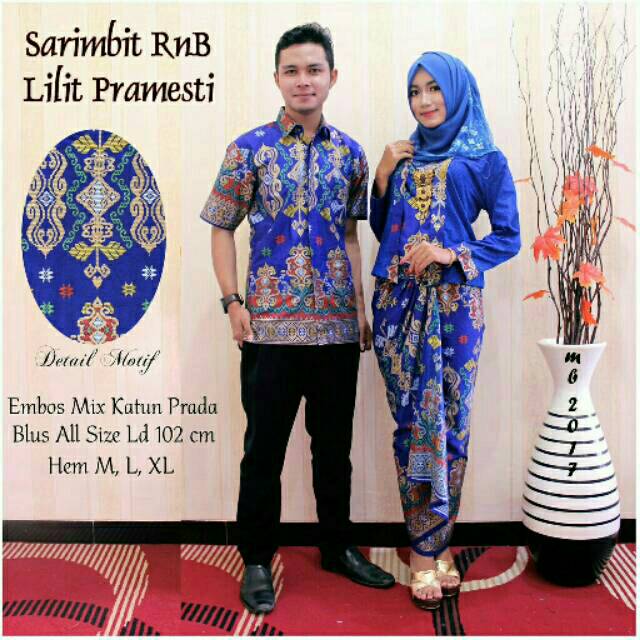 (TERMURAH) COUPLE RnB PRAMESTI / SARIMBIT BATIK MEWAH