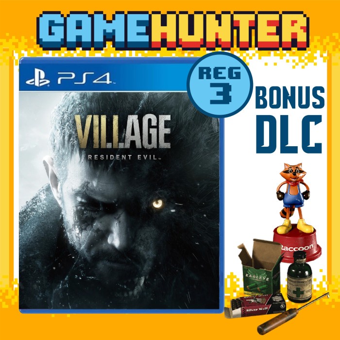 Ps4 Resident Evil 8 / Re 8 / Viii / Resident Evil Village Cd / Dvd / Kaset / Game / Games