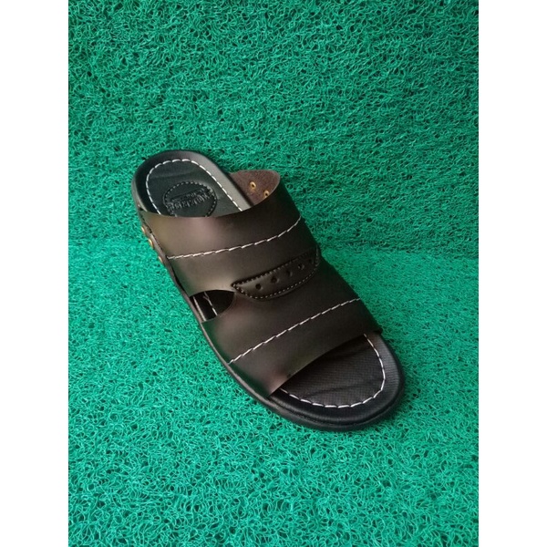 sandal selop santai 15 pria hitam 501