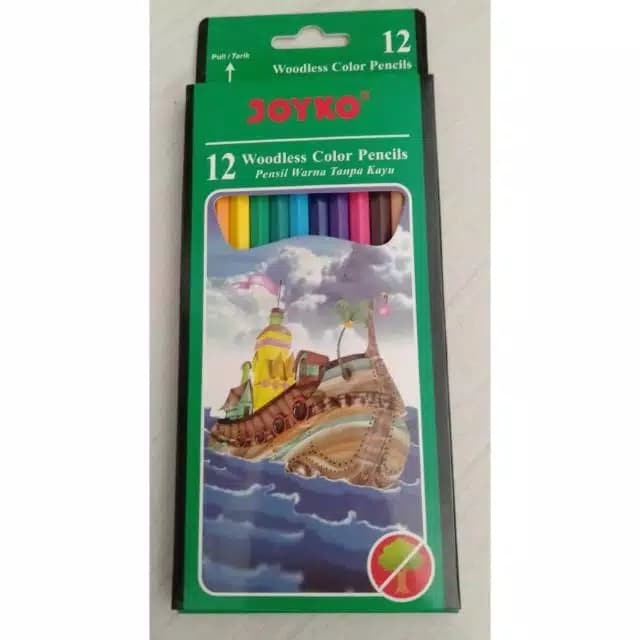 

Promo Pensil Warna 12 Pcs Joyko Trendi